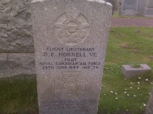 Flight Lieutenant David Hornell VC’s Grave in Lerwick