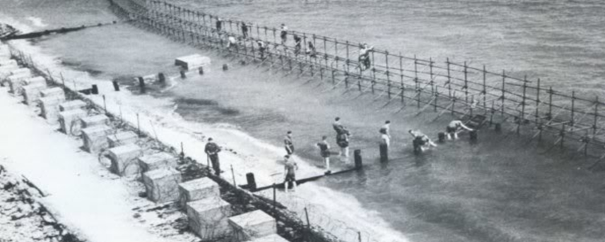 Typical Admiralty Beach Scaffolding