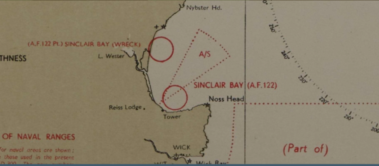 Sinclair's Bay Admiralty chart