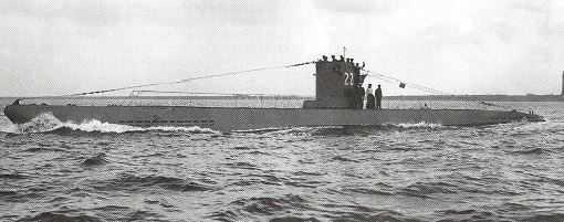 Type IIB U-boat U-22