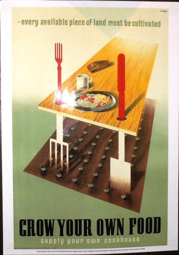 World War 2 Propaganda Poster - Grow Your Own